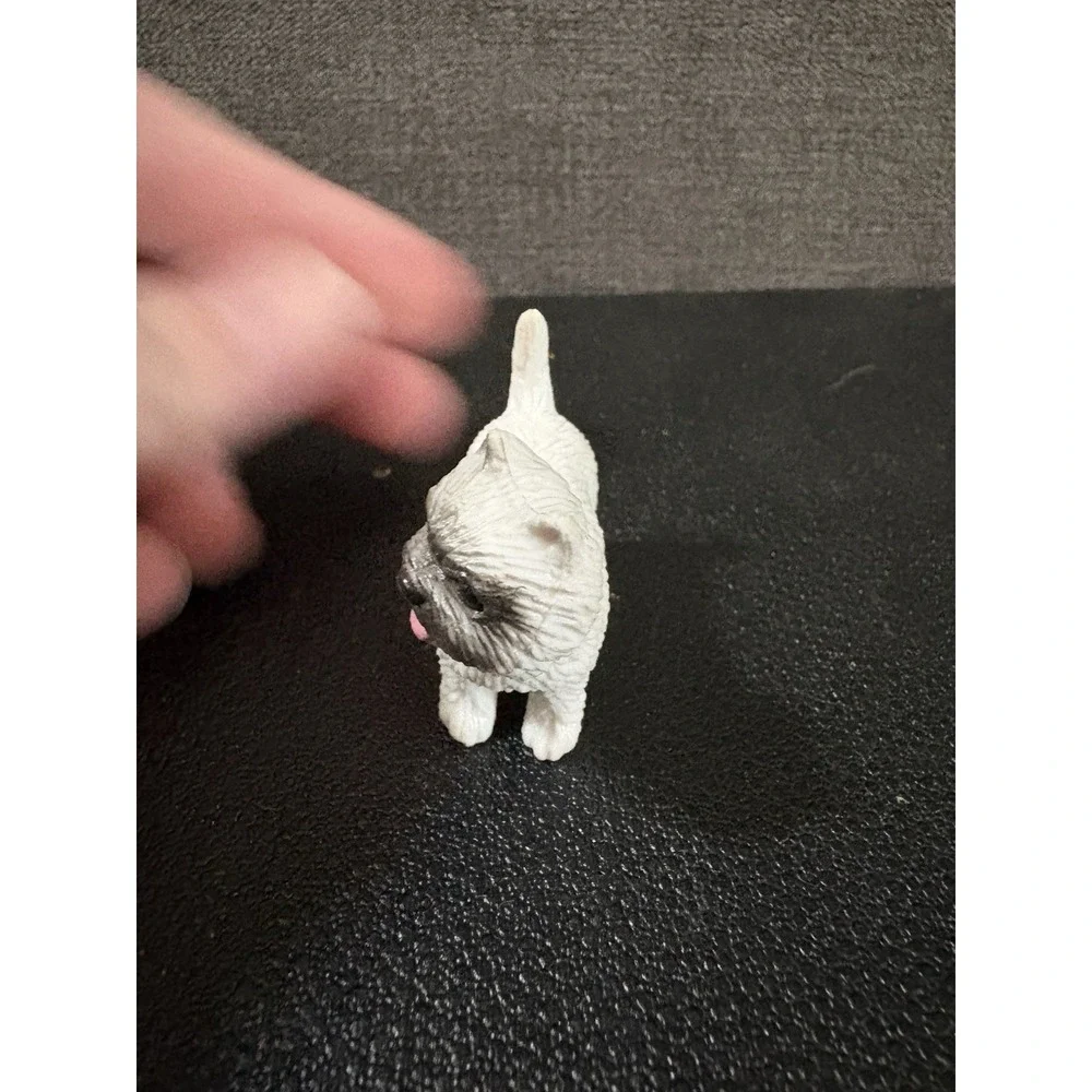 Vintage Tall ‎ West Highland White Terrier Dog/puppy plastic Toy Figure
